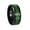 Green Black, variant on Stainless Steel Personalize Green Carbon Fiber Inlay 8mm Comfort Fit Wedding Band Ring for Men Women Silver Size 10