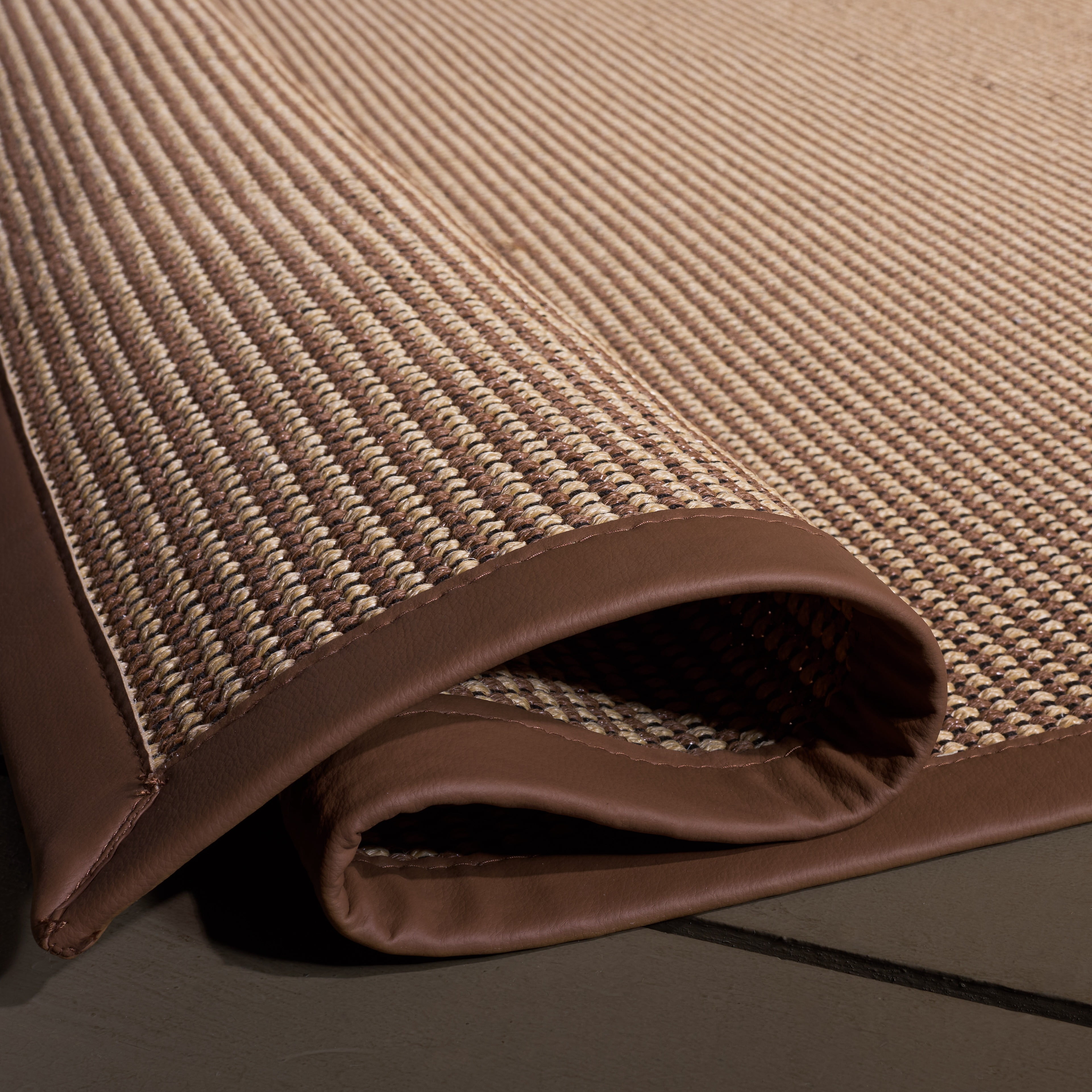 Safavieh Napa Faux Sisal Jorie Solid Area Rug, Marble/Brown, 6' x 9'