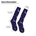 thumbnail image 5 of Balery Eggplant Printed Novelty Socks Men's Women's Crew Socks Sports Socks Knee High Socks Cotton Socks Quirky and Cool Socks, 5 of 9