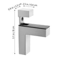 thumbnail image 5 of 2pcs Adjustable Wood Glass Shelf Bracket Wall Mount Heavy Duty Floating Brackets, 5 of 5