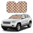 thumbnail image 2 of Fuzoiu Santa Claus bells Snowman Print Car Windshield Sunshade,Foldable Reflective Sun Visor,Windshield Sun Shade,UV Rays Sun Visor Shade,Auto Front Sun Shield Shade-Medium, 2 of 8