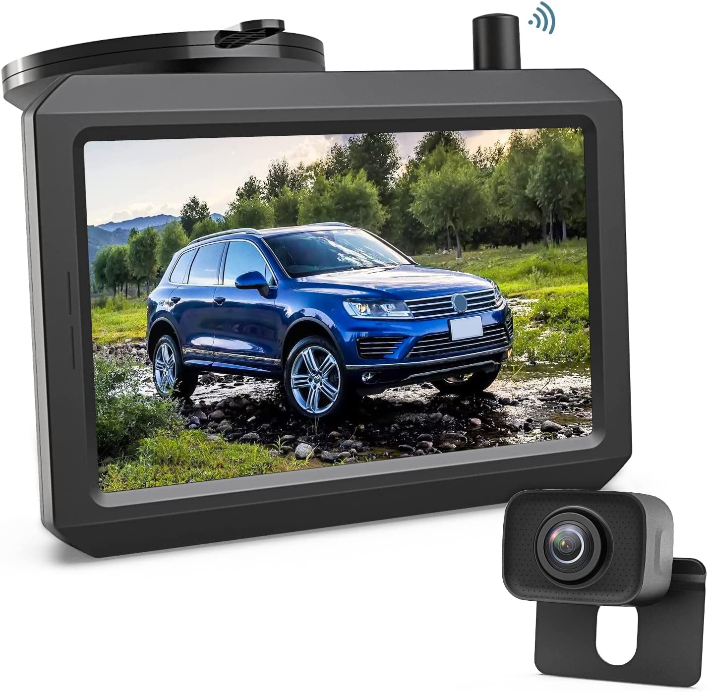 AUTOVOX W7PRO Wireless Back Up Camera, 5" TFT Monitors Trailer Rear View Cam Systems, Dual