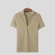 thumbnail image 3 of INCERUN Tops 2024 estilo coreano moda para hombre textura diseño en V profundo camisetas casuales ropa de calle de manga corta de punto camiseta S-5XL, 3 of 5