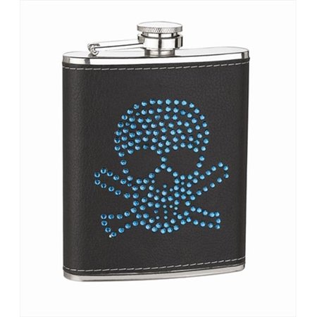 

FJX Wholesale HFL-SP049 6oz Blue Skull Head Flask