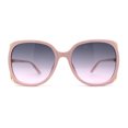 thumbnail image 2 of Womens Luxurious Metal Side Rhinestone Jewel Trim Butterfly Sunglasses Pink Smoke, 2 of 4