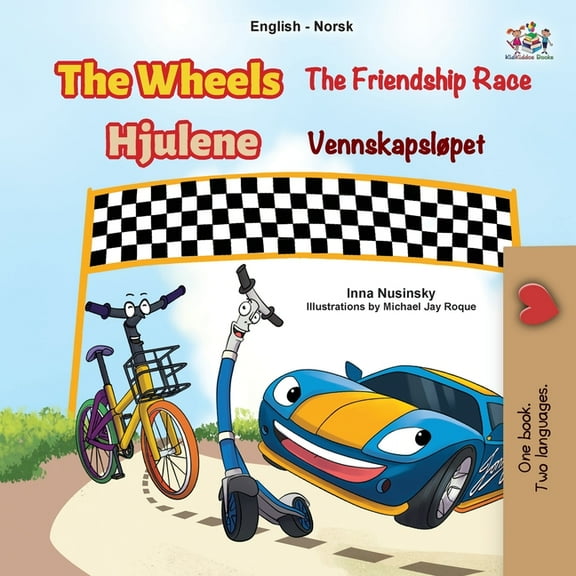 English Norwegian Bilingual Collection The Wheels - The Friendship Race (English Norwegian Bilingual Kids Book), (Paperback)