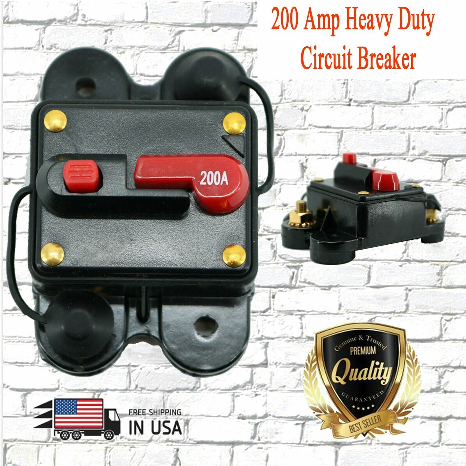 200 Amp Circuit Breaker Replaced Fuse Holder Car Marine Stereo Fuse 12V