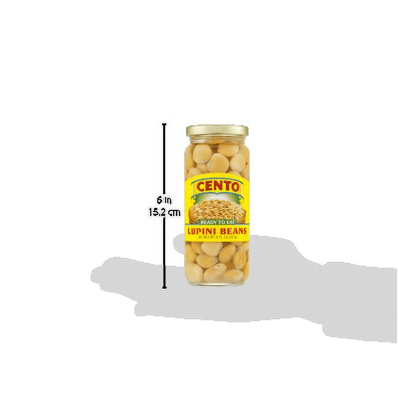 (2 pack) Cento Ready To Eat Lupini Beans, 8 Oz
