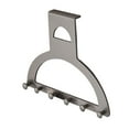 thumbnail image 3 of Dualoai Semi Circular over The Door Hook Towel Rack Stable Multifunction for Hanging for Gray, 3 of 9