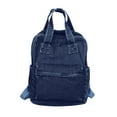 thumbnail image 3 of WIZUTIZ Travel Backpack for Women Womens Handbags with Adjustable Strap Zipper Pockets Backpacks Large Solid Bags Waterproof Large-Capacity Bag 1 PC Dark Blue, 3 of 5