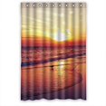 thumbnail image 1 of ABPHQTO Glam Nature Sunea Beach With Leisure Birds Beauty View Cortina de ducha Cortina de ducha impermeable 120x180 cm, 1 of 2