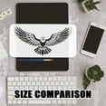 thumbnail image 3 of Flying Eagles Stencil with Brush 11.7x8.3Inch Eagle with Spreading Wings Painting Stencil Reusable Animal Themes Decoration Template for Painting on Wood Wall Floor Furniture Colorful, 3 of 7