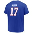 thumbnail image 3 of Men's Fanatics Josh Allen Royal Buffalo Bills Big & Tall T-Shirt, 3 of 3
