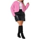 thumbnail image 2 of Abrigo de piel sintética para mujer curvy glam de talla grande, chaqueta de frente abierto, manga larga, abrigo de invierno cálido y peludo 1X rosa oscuro, 2 of 5