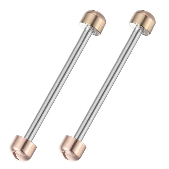 2 piezas de varillas de tubo de tornillo de reloj, herramientas de reparación de varilla de conexión de varilla de conexión de correa de reloj atornilladas para relojero, diámetro interior de 20 mm