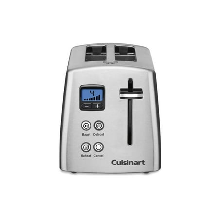 Restored Cuisinart CPT-415P1 2-Slice Countdown Metal Toaster Brushed Stainless (Refurbished)