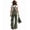 Green, variant on Women'S Casual Solid Color Fringe Faux Suede Adjustable Strap Wide Leg Jumpsuit Romper