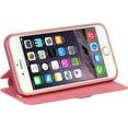 thumbnail image 4 of DreamWireless With Removable Bumper Stand Book-Style Leather Case Cover For Apple iPhone 6, Hot Pink, 4 of 5