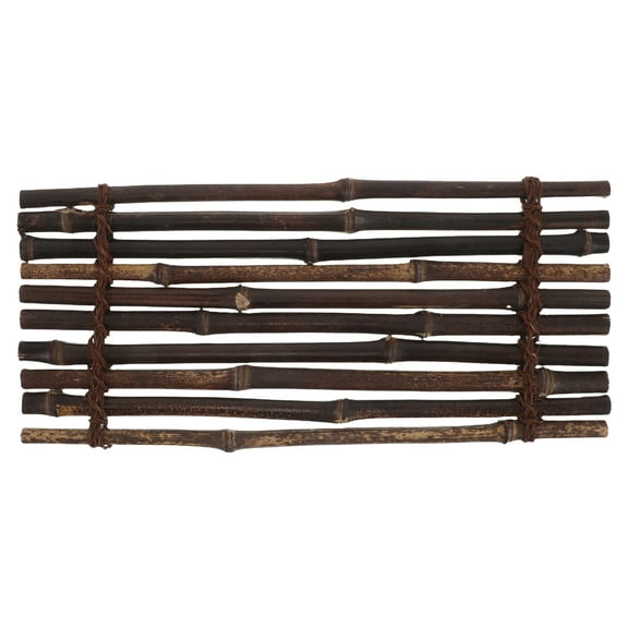 Viveous Chinese Tea Tray Mini Wood Fence Japanese Gongfu Serving Plate Kung Fu Water Storage Table Ornaments For Serving Tea Cup Tray