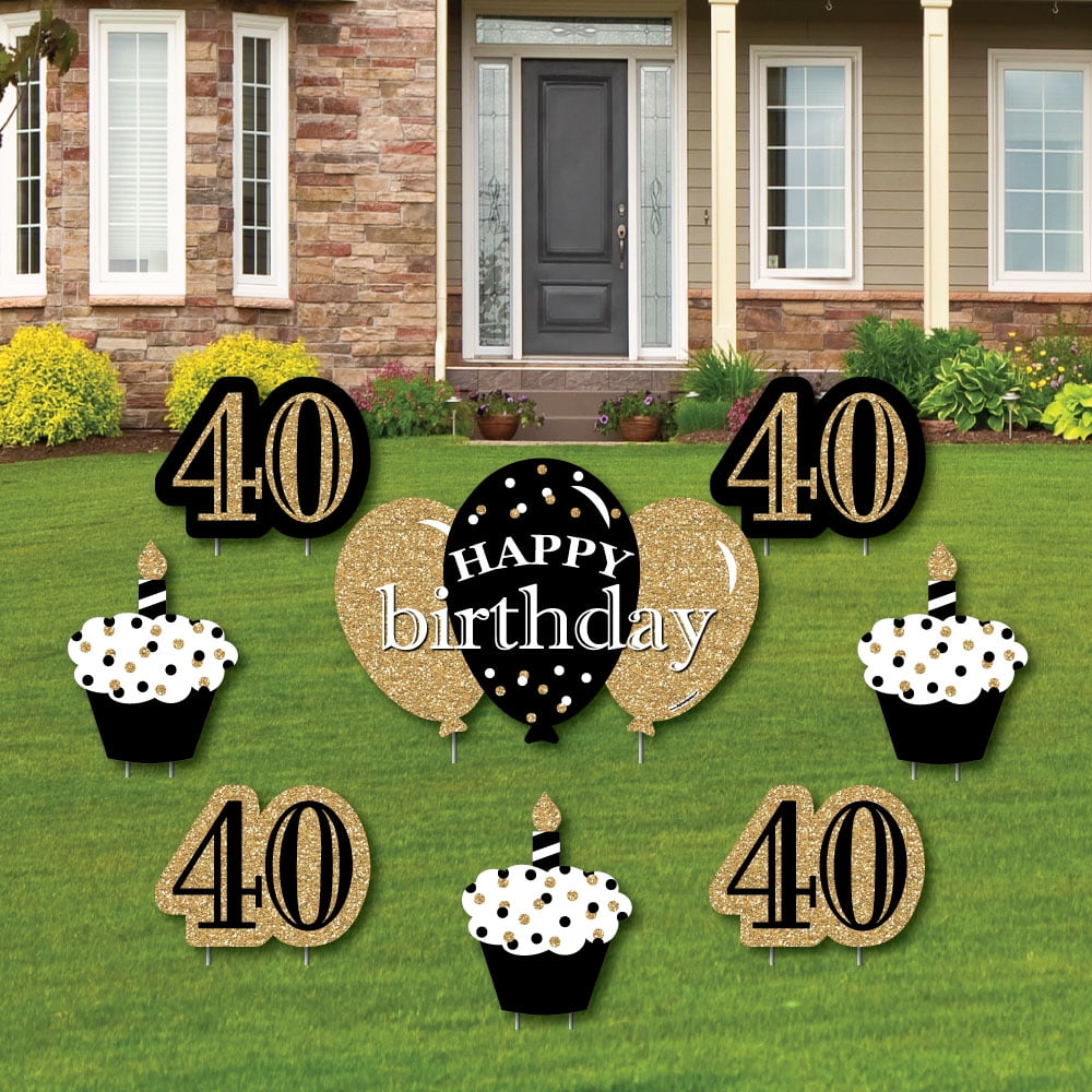 Happy Birthday Lawn Signs 21st Birthday Yard Signs Outdoor Lawn Decorations 18th Birthday Happy Birthday Lawn Ornaments 30th 40th