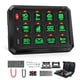 thumbnail image 1 of For 12 Gang Switch Panel Rgb Switch Pod 12v Switch Panel For Car Truck, 1 of 5