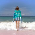 thumbnail image 2 of Pete el Gato Toalla de playa de secado rápido con diseño temático, regalo para mujeres y niñas, ideal para cumpleaños, fans, amantes de la música, uso en la playa o al aire libre, 78 × 180 cm, 2 of 6