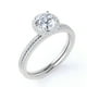 thumbnail image 1 of JeenMata Hermoso Colgante Solitario de Zafiro Azul de Talla Redonda de 1 Quilate, Piedra Natal de Septiembre, Chapado en Oro Blanco de 18 K, para Mujer y Adulto, 1 of 3