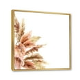 thumbnail image 3 of Designart 'Exotic Dry Pampas Grass On White Background' Traditional Framed Canvas Wall Art Print, 3 of 5