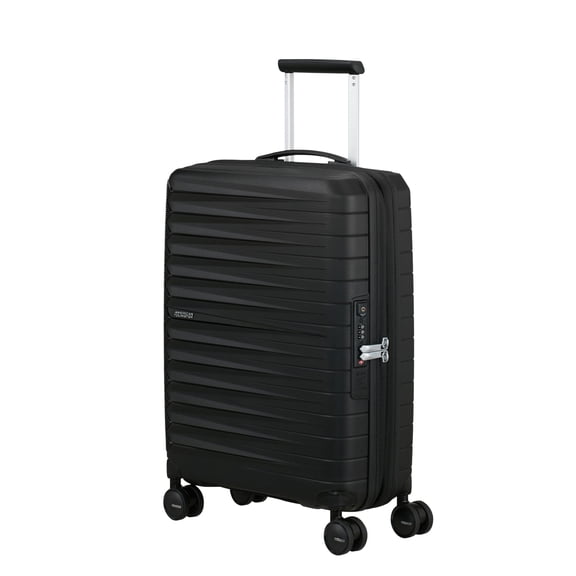American Tourister Fastforward Hardside Carry On Suitcase with Spinner Wheels - Flash Black