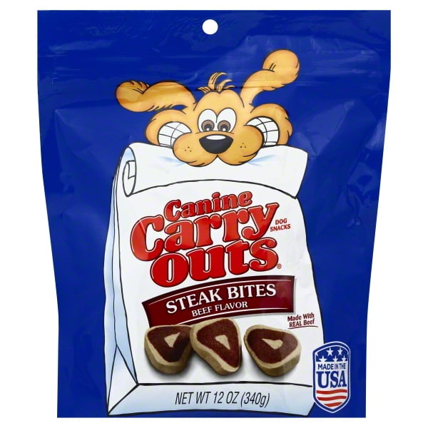 Canine Carry Outs Steak Bites Beef Flavor Dog Treats 12 Oz Walmart Com