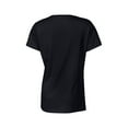 thumbnail image 2 of Women'S Casual Black Washed T-Shirt with Western Cowboy Boot & Hat Print - Loose Fit, Round Neck, Short Sleeve, Stretch Blend, Perfect for Spring/Summer, Western T Shirts, 2 of 6