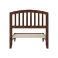 thumbnail image 5 of HomeStock Medieval Moods Twin Solid Wood Low Profile Platform Bed in Walnut, 78.25"L x 42.6"W x 41.54"H, Includes Surface Mount Turbo Charger, 6-Foot Cord, 5 of 5
