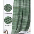 thumbnail image 3 of Sage Green Blackout Curtains for Bedroom Living Room Darkening Curtains 54 Inch Long Vintage Modern Abstract Art Ombre Short Curtain for Small Window Treatment Insulated Grommet Drapes 42"x54"x2, 3 of 9