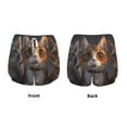 thumbnail image 3 of Rocae Wide Eyed Cartoon Cats for Women's Athletic Shorts Workout Hiking Shorts Athletic Shorts for Running, Yoga, Gym, Sports-XX-Large, 3 of 7