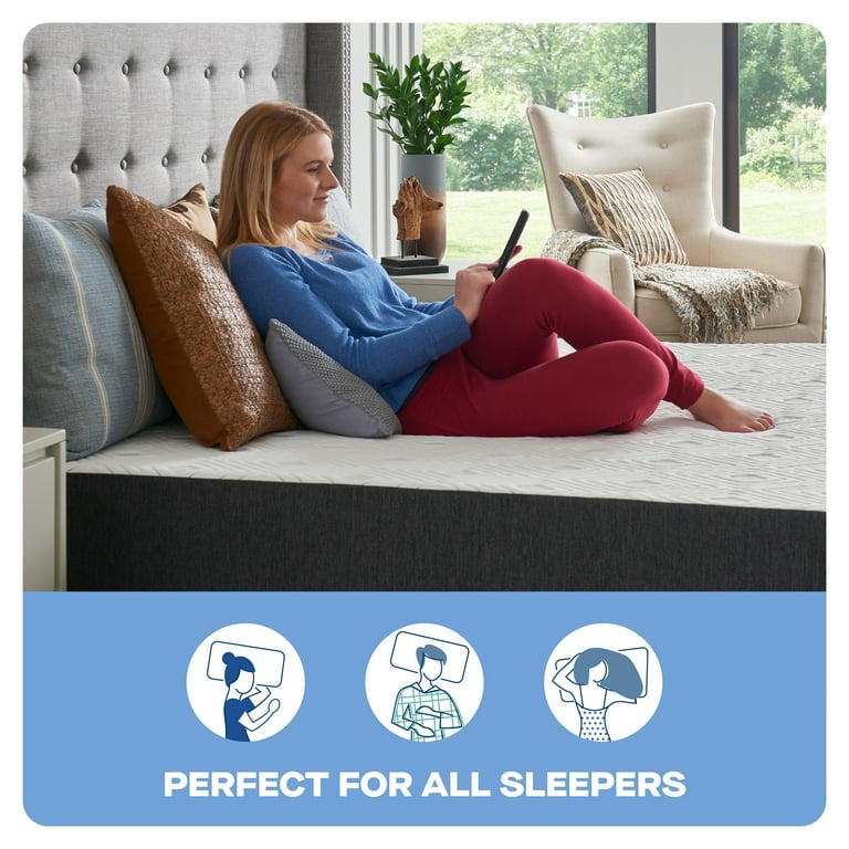 Sealy Essentials 10” Medium Twin Gel Memory Foam Mattress-in-a-Box