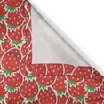 thumbnail image 5 of Ambesonne Fruits Grommet Curtain, Yummy Strawberry Botany, 50" x 108", Hunter Green and Red, 5 of 6