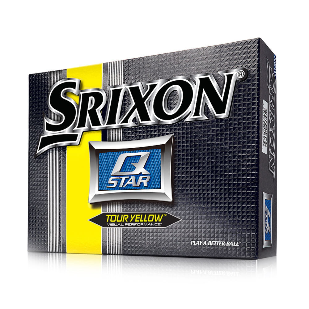 Srixon Q-Star Tour Yellow Golf Balls 12pk (2013) 2-Piece Ball NEW