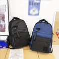 thumbnail image 4 of Large Capacity Waterproof Plaid Backpack, Casual School Bag, Travel Backpack, 4 of 5