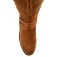 thumbnail image 5 of Journee Womens Meg Wide Calf Stacked Heel Riding Boots, 5 of 10