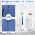 thumbnail image 2 of Handheld Steamer for Clothes,800W Strong Penetrating Portable Garment Steam Iron for Travel and Home,Wrinkles Remover for fabric Clothing,150ml,Fast Heating with Auto Shut Off and Leak Proof Design, 2 of 10
