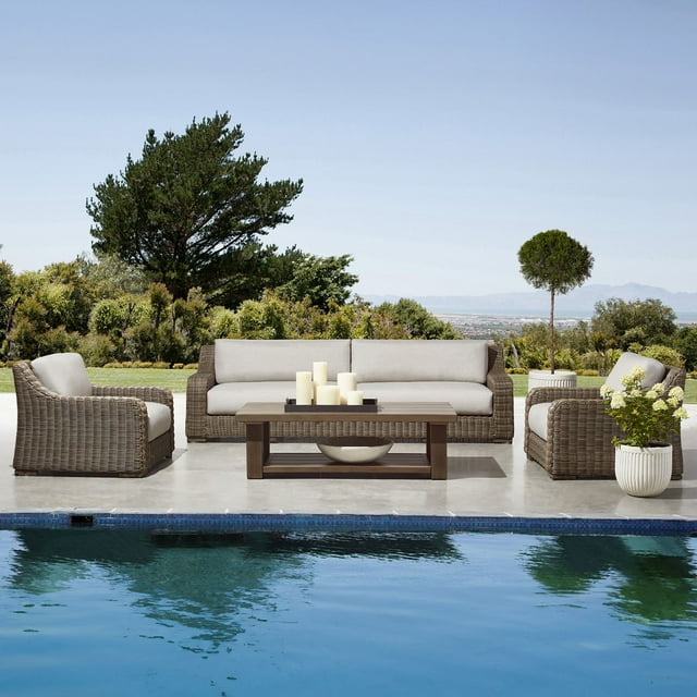 Member's Mark Colton XL Deep Seating Set with Sunbrella Fabric, 4pc