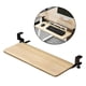 thumbnail image 5 of Bandeja para teclado debajo del escritorio Soporte ergonómico ajustable y cómodo para escritorio Color de la madera, 5 of 9