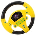 thumbnail image 3 of Volante educativo para bebé con música y copiloto, juguete inteligente para niños (amarillo), 3 of 15