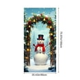 thumbnail image 3 of ToyKingdee Elastic Christmas Front Door Cover, Holiday Door Banner for Photography Background, Xmas Party Photo Booth and Home Decor, 3 of 6