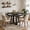 Black, variant on Round Dining Table for 4-6 People, 47 Inches Dining Room Table with Pedestal Base, Dinner Tables, Circle Kitchen Tables for Dining Room, Kitchen, Living Room(Table Only)