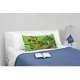 thumbnail image 4 of Mojang Minecraft Battle Time Green Body Pillow Cover, 100% Microfiber, 4 of 5