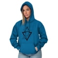 thumbnail image 3 of Triangle Whale Symbolic Spirit Animal Hoodie Sweatshirt Women Men Brisco Brands L, 3 of 6