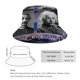 thumbnail image 2 of Einstein Sombrero bucket para adultos, gorra de protección solar, sombrero de pescador plegable para viajes al aire libre, pesca y actividades de verano, 2 of 6