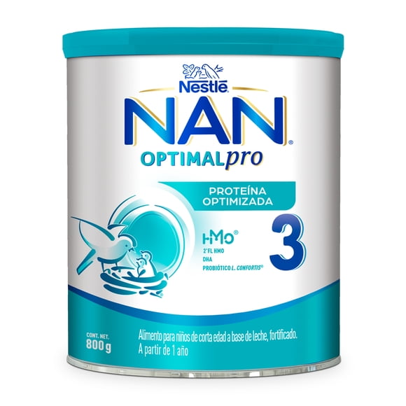 Alimento para niños de corta edad NAN Optimal Pro etapa 3 a partir de 1 año 800 g