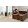 thumbnail image 3 of 36”R Round Conference Table Chair Set (36W X 36D X 29.5H) for Office, Home Office, Conference Rooms, Meeting Rooms – Walnut, Dark Cherry, Espresso, Mahogany, Artisan Grey, 3 of 9